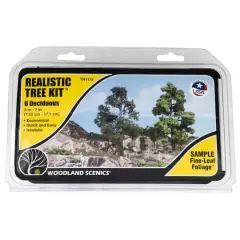 Woodland Scenics&reg; Green Deciduous Trees Realistic Tree Kit