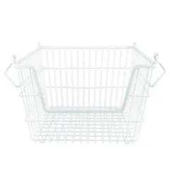 DII&reg; Medium Rectangle Metal Basket White