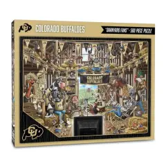 College Barnyard Fans 500 Piece Puzzle Colorado Buffaloes