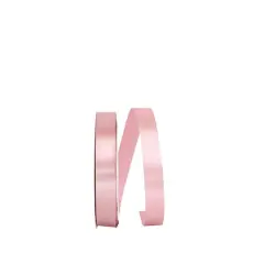 JAM Paper 7/8" x 100yd. Single Face Satin Allure Ribbon Quartz