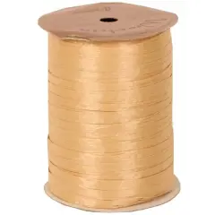 JAM Paper 1/4" Raffia Ribbon Oatmeal