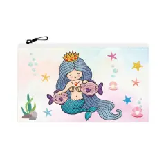 Diamond Dotz&reg; Beginner Mermaid Princess Zipper Pouch Diamond Painting Kit