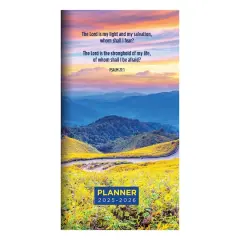 TF Publishing 2025 - 2026 Bible Verse Small Monthly Pocket Planner