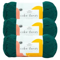 3 Pack: Lion Brand&reg; Two of Wands Color Theory Yarn Peacock