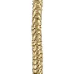 Gold Metal Wavy Disc Beads by Bead Landing&trade;