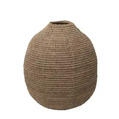Hello Honey&reg; Medium Natural Decorative Handwoven Rattan Basket