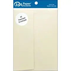 PA Paper&trade; Accents 5.25" x 7.25" Pearlized Envelopes, 25ct. Cornsilk