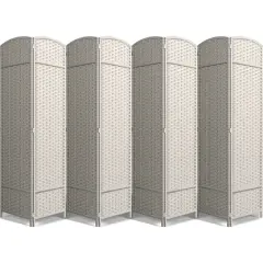 Sorbus Folding Divider Panel Beige