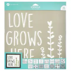 Hampton Art&trade; Stay Awhile Stencils