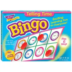 Trend Enterprises&reg; Telling Time Bingo