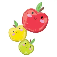 SuperShape&trade; 37" Apple Stacker Foil Balloon