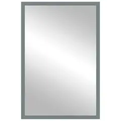 Timeless Frames&reg; 37" Beck Gray Framed Wall Mirror