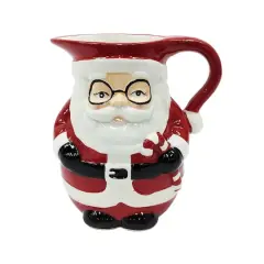 50.75oz. Santa with Glasses Ceramic Pitcher by Ashland&reg;