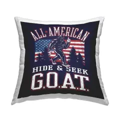 Stupell Industries Hide & Seek Monster Decorative Printed Throw Pillow