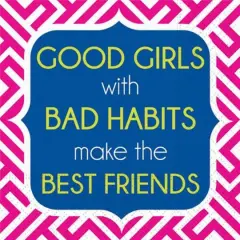 JAM Paper Bad Habits Cocktail Napkins, 40ct.