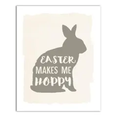 Easter Makes Me Hoppy 2 16" x 20" Canvas Wall Art