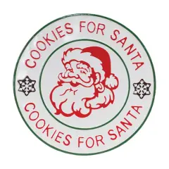 Metal Cookies for Santa Christmas Wall Hanging D&eacute;cor