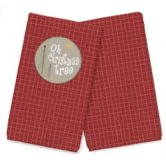 Christmas Quilt Pattern Tea Towel Set