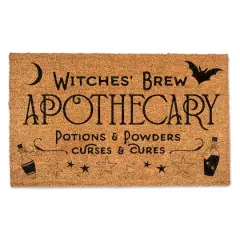 Witches Brew Apothecary 30" x 18" Door Mat