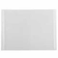 JAM Paper 5.5" x 7.38" Clear Plastic Tuck Flap Booklet Envelopes, 24ct.