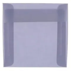JAM Paper 8.5" x 8.5" Translucent Vellum Invitation Envelopes, 25ct. Wisteria Purple