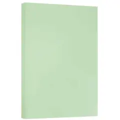 JAM Paper 11'' x 17'' 67lb. Vellum Bristol Cardstock, 50 Sheets Green