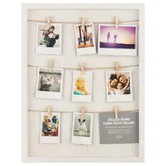 9 Opening White Board Frame with Clips by Studio D&eacute;cor&reg;