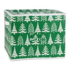 DII&reg; Triple Christmas Tree Print Large Ornament Storage