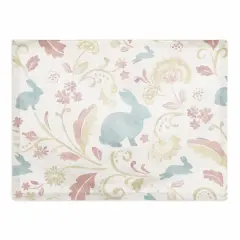 Paisley Bunny 14" x 18" Poly Twill Placemat