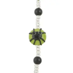 Green & Black Spider Lampwork Glass Bead Mix by Bead Landing&trade;