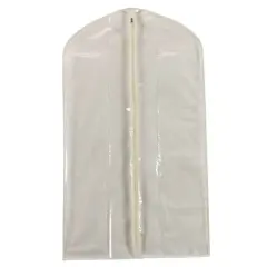 Household Essentials 42" White Suit Protector Garment Bag