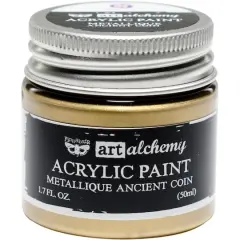 Finnabair&reg; Art Alchemy Metallique Acrylic Paint, 1.7oz. Ancient Coin