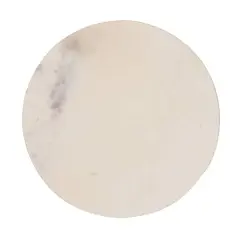 Round White Marble Cutting Board