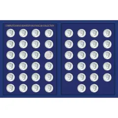JFK Half Dollar Collection in Deluxe Portfolio
