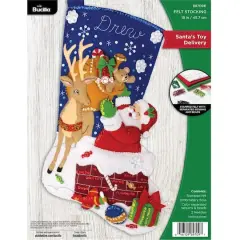 Bucilla&reg; Santa's Toy Delivery Felt Stocking Kit