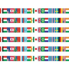 Edupress&trade; International Flags Spotlight Border&trade;, 210ft.