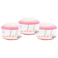 3 Pack Lion Brand&reg; Mandala&reg; Gradient Yarn Light Pink