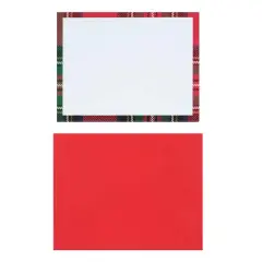 Plaid Card & Envelope Set by Recollections&trade;