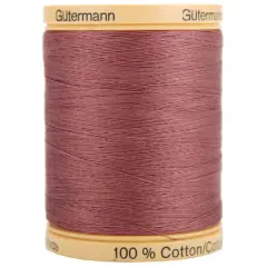 G&uuml;termann Natural Cotton Thread Solids, 876yd. Mauve