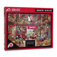 College Barnyard Fans 500 Piece Puzzle Utah Utes