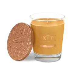 Root Candles 10.5oz. Large Scented Honeycomb Veriglass Jar Candle Bourbon Pear