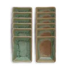Hello Honey&reg; Assorted Stoneware Dish with Opal Reactive Glaze Set