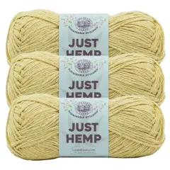 3 Pack Lion Brand&reg; Just Hemp Yarn Hay