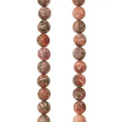 Leopard Jasper Round Beads, 8mm by Bead Landing&trade;