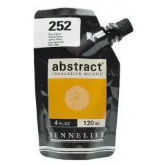 Sennelier Abstract&reg; Satin Acrylic Paint, 4oz. Yellow Ochre