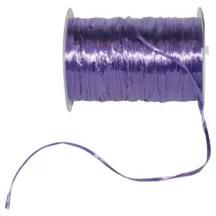 JAM Paper 1/4" Raffia Pearl Ribbon Violet