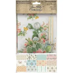 Idea-Ology Worn Wallpaper Scraps 49/Pkg-