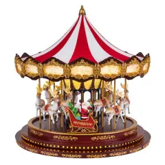 Deluxe LED Christmas Carousel