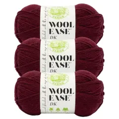 3 Pack Lion Brand&reg; Wool-Ease&reg; DK Yarn Redwood