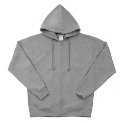 Unisex Adult Full Zip Hooded Sweatshirt by Make Market&reg; Heather Gray